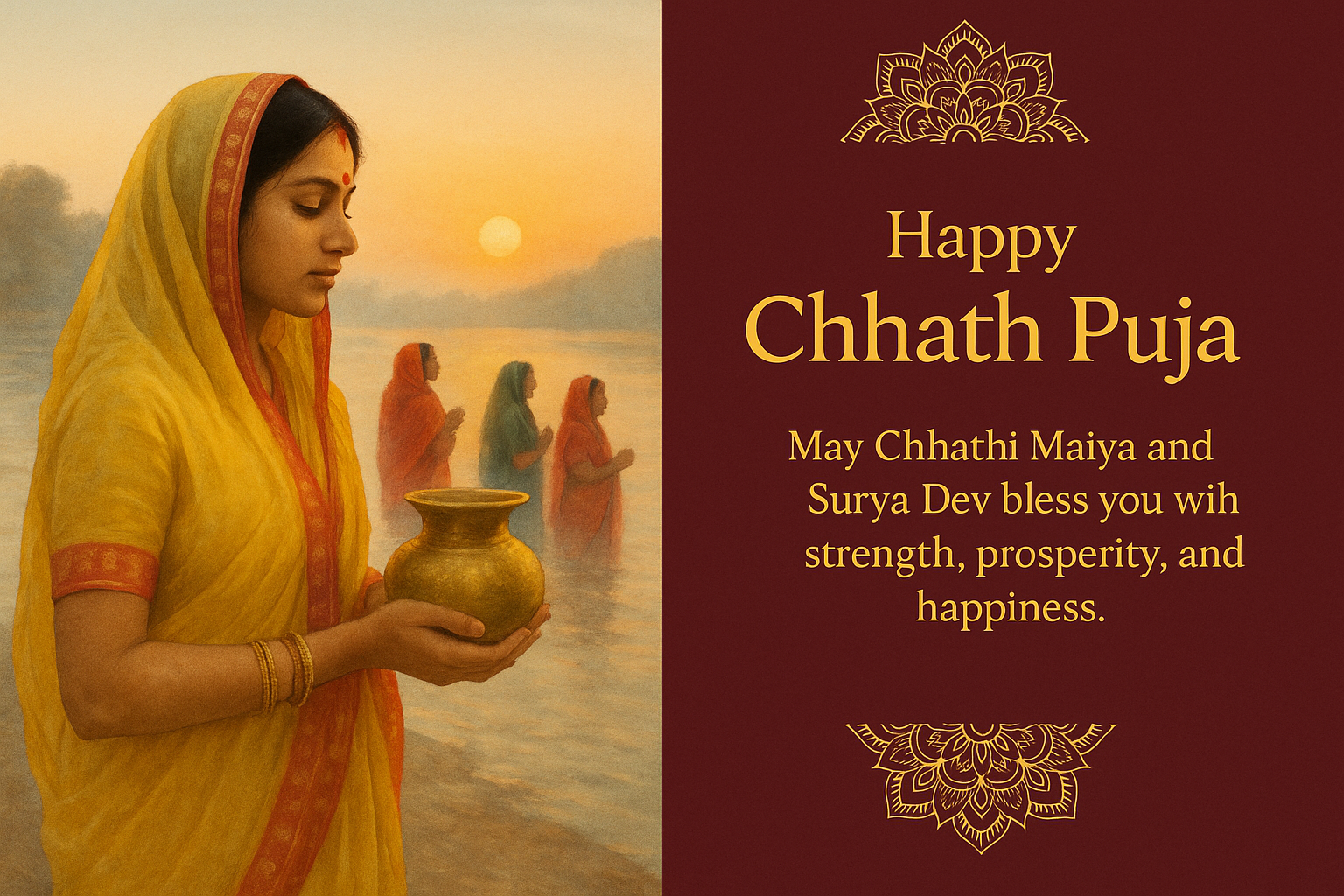 Chhath Puja design by Kian Castillo