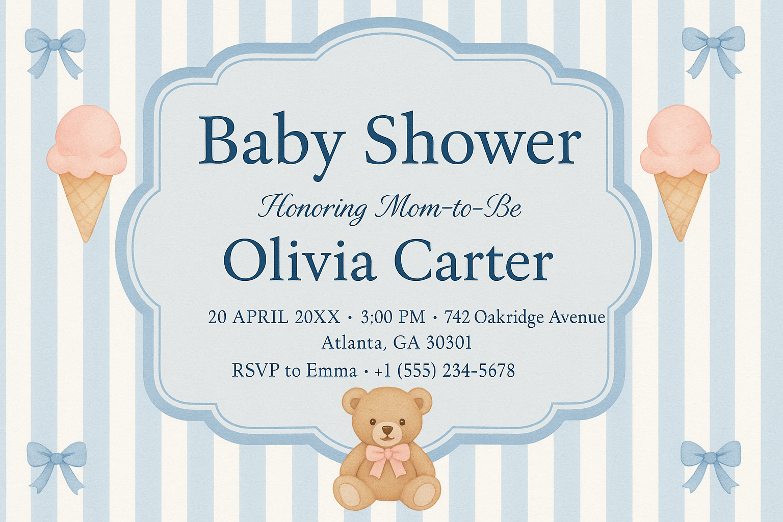 Bridal Shower design by Bex Strand