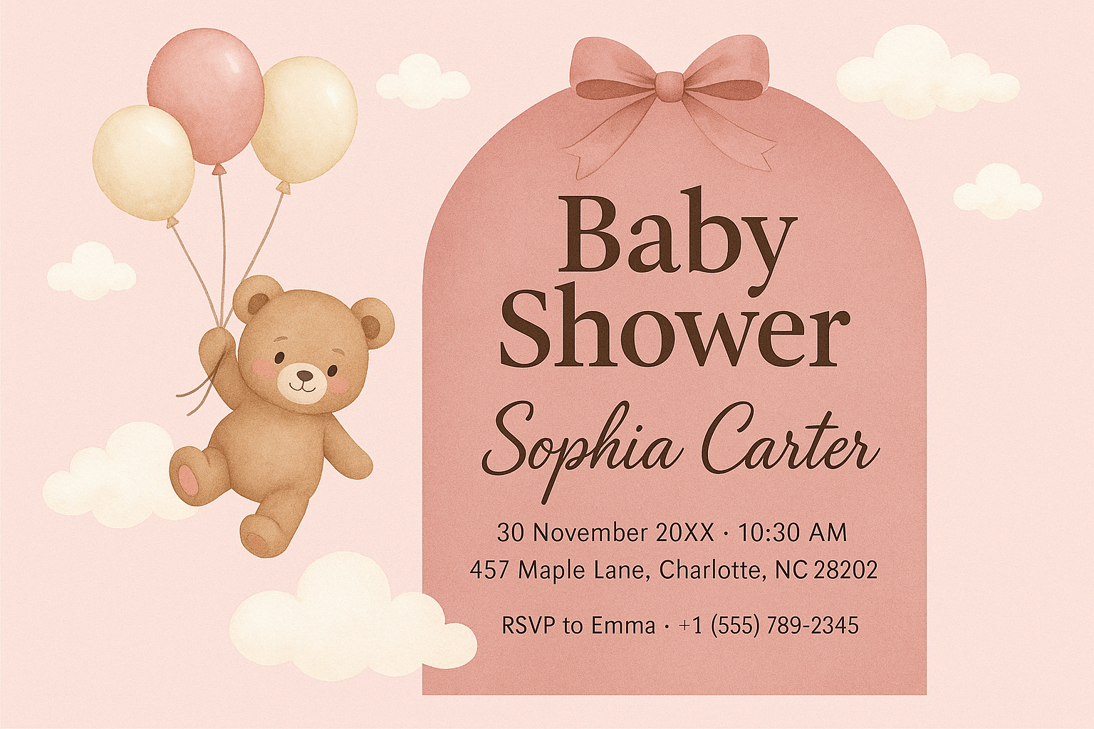 Baby Shower design by Kian Garza